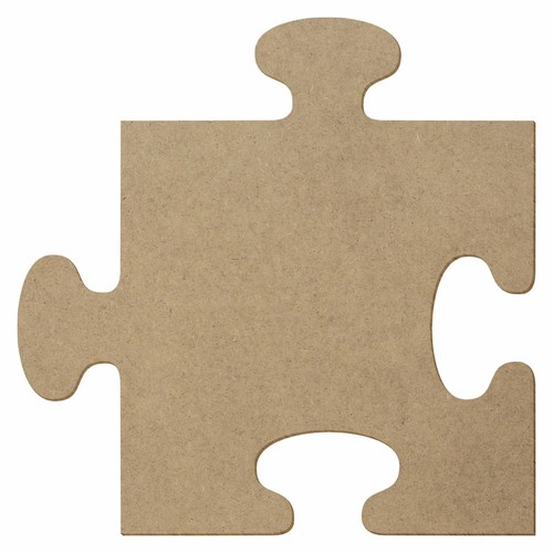 Mdf holz puzzleteil - mdf, deko
