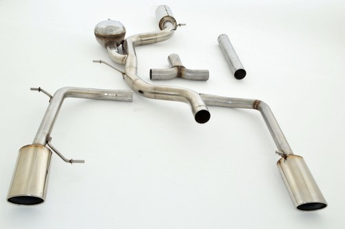 Streetbeast sportauspuff 76mm - sportauspuff,