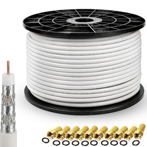 Premiumx 100m koaxialkabel - premiumx,