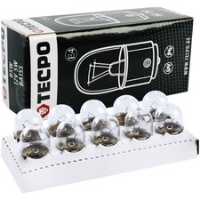 20x TECPO R5W GLÜHBIRNE 12V 5W KUGELLAMPE BA15S AUTOLAMPE STANDLICHT RÜCKLICHT