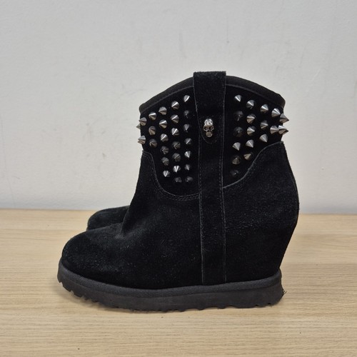 Ash nieten goth keilabsatz - ash,