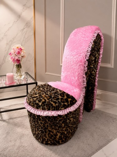 Luxus baby rosa kunstfell - baby,