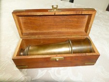 Historisches Fernrohr Messing