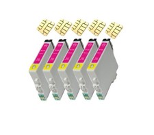 5x Druckpatronen magenta kompatibel für Epson Stylus DX4400 kein original Epson
