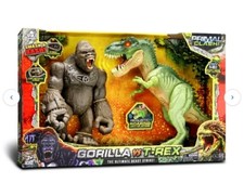 Gorilla King Kong + T-Rex