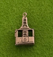 Anhänger Seilbahn Gondel, Reise Andenken Souvenir, Metall, alt