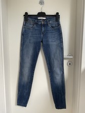 WRANGLER Damen Jeans Corynn W26 Blau Skinny Baumwolle Stretch Reißverschlüsse 