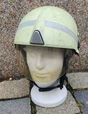 Feuerwehrhelm "Schuberth" F220 nachleuchtend Schutzhelm Feuerwehr gebraucht