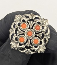 Vintage 835 silber brosche mit - vintage,