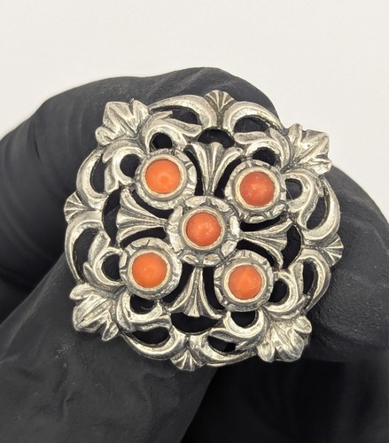 Vintage 835 silber brosche - vintage,