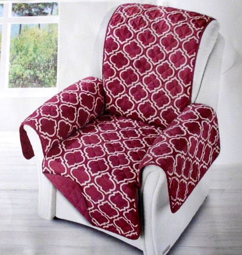 Wende sesselschoner bordeaux - wende-sesselschoner,