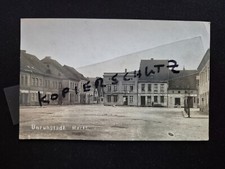 c0709 UNRUHSTADT Kargowa b. Grünberg Schlesien - Fotokarte Markt 1917
