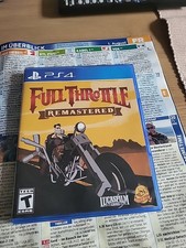 Full Throttle Remastered Playstation 4 PS4 Limited Run Games , LUCASFILM Games