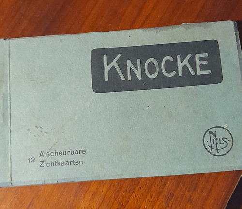 Knokke postkarten mappe - ",