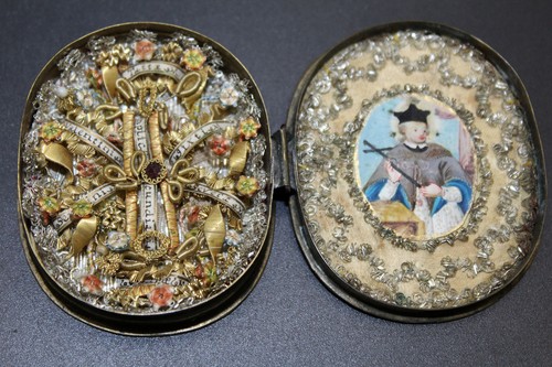 Alte reliquienkapsel - alte,