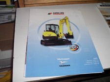 AMMANN/YANMAR ViO45 MINIBAGGER 10 SEITEN BROSCHÜRE/PROSPEKT