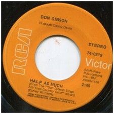 Don Gibson I Will Always Vinyl