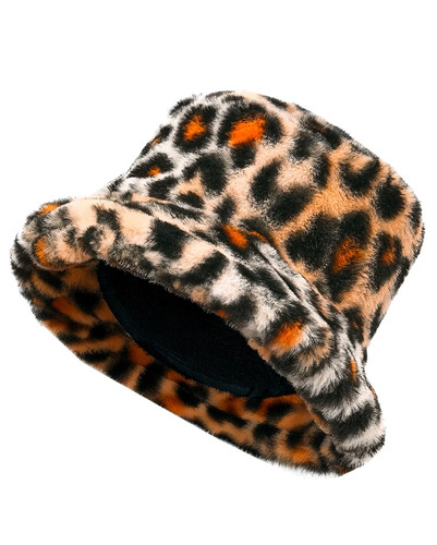 Leopardenmuster plüschhut - plüschhut, –