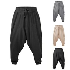 Männer Haremshosen Pumphosen Pluderhosen Hosenrock Hose Herrenrock Kilt Jogger