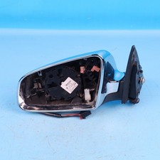 Audi A6 4F Seitenspiegel links 4F1858531M Außenspiegel Umfeldbeleuchtung CHROM