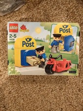 LEGO Duplo Ville 5638 Postbote Motorrad mit Briefkasten