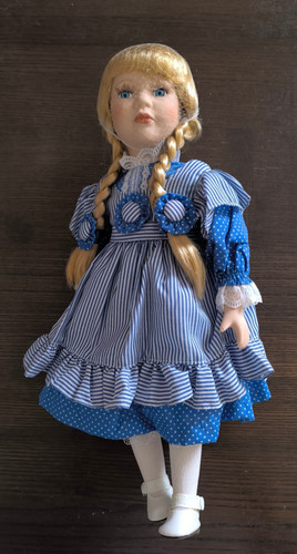 Porzellan puppe 40cm - ca., /