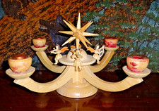 ERZGEBIRGE ADVENTSLEUCHTER MIT