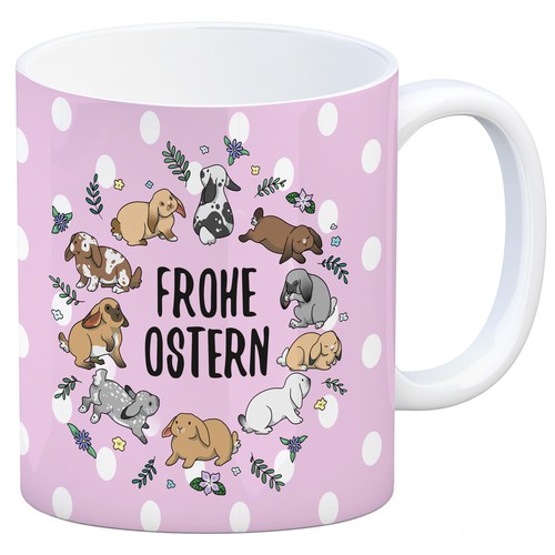 Frohe ostern kaffeebecher - frohe,