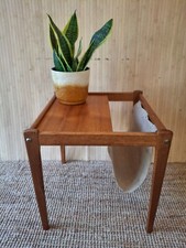 Toller Vintage 60er Danish Brdr Furbo Spottrup Teak Zeitungsständer Beistelltisch