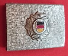 Koppelschloss Kasernierte Volkspolizei KVP  Ausrüstung glatte Rückseite =selten=