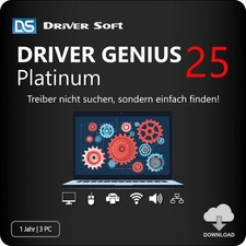 Driver Genius 25 Platinum  (2025) für 3 PC / 1 Jahr Download (Key)