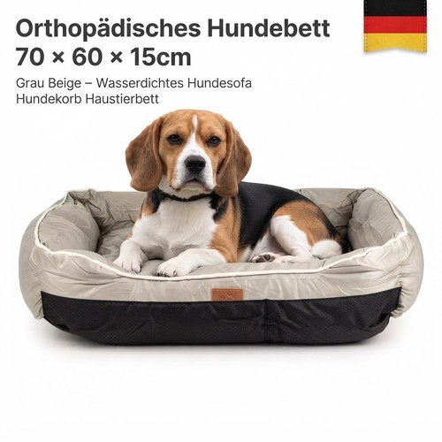 Paw bed medium - paw, beige