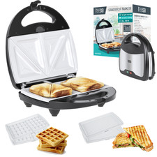 Teesa 800W Sandwichtoaster Grill Waffel Toast