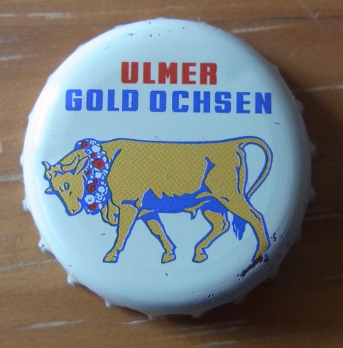 Kronkorken ulmer gold ochsen - ulmer,