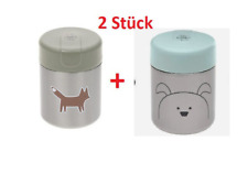 LÄSSIG 2x Baby Kinder Thermo Warmhaltebox Brei Snacks Edelstahl ✅