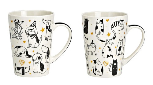 Kaffeebecher jumbo tasse hund - kaffeebecher,
