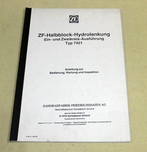 Halbblock hydro lenkung - zf,