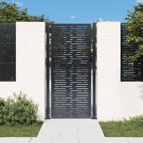Gartentor stahl anthrazit - stahl,