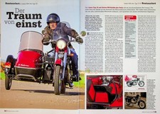 Oldtimer Praxis 3133) Jawa 500 ohc Typ 15/02 mit 28PS Restaurierung - ein intere