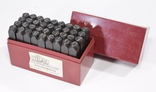 36er Set WILTEC SCHLAGZAHLEN & Schlagbuchstaben 10mm ABC Ziffern Stempelset