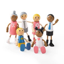 Member's Mark Wooden Doll Set