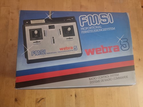 Vintage webra fmsi - rc, 35mhz