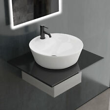 Alpenberger Waschtisch Set Waschbecken mit Granitplatte & Edelstahlkasten Bad