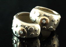 925 Sterlingsilber Creolen mit