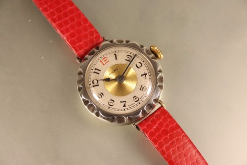 Antike damen armbanduhr silber - damen,