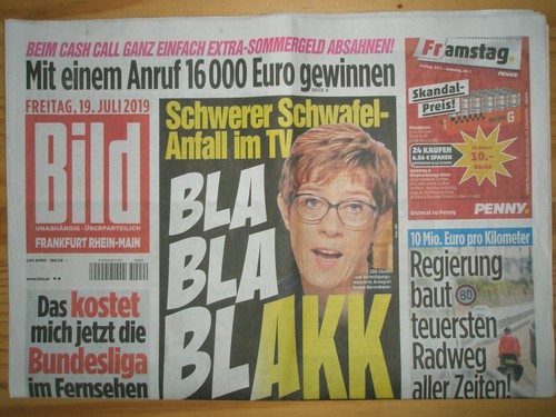 Bildzeitung 2019 ein - bildzeitung,