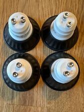 4 x AEG LED GU10 560CD Warmweiss Reflektor schwarz 3 Watt ~ 20 Watt
