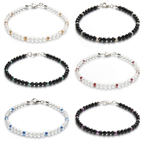 Spinell armband bergkristall - armband,