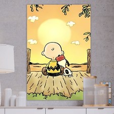 Charlie Brown Snoopy Leinwand