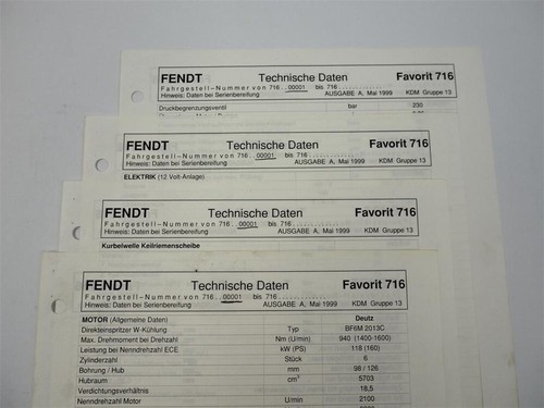 Fendt favorit 716 - favorit,